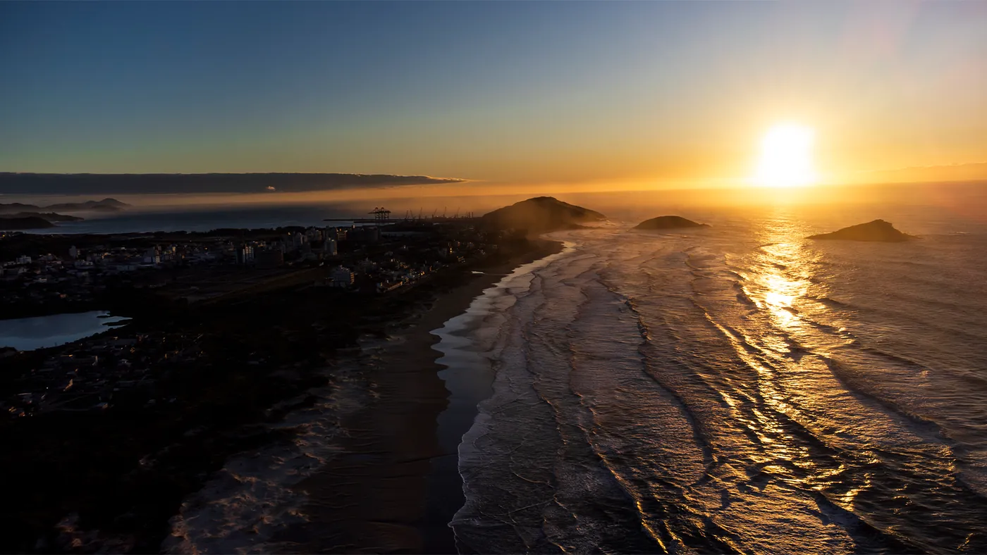Praia da região