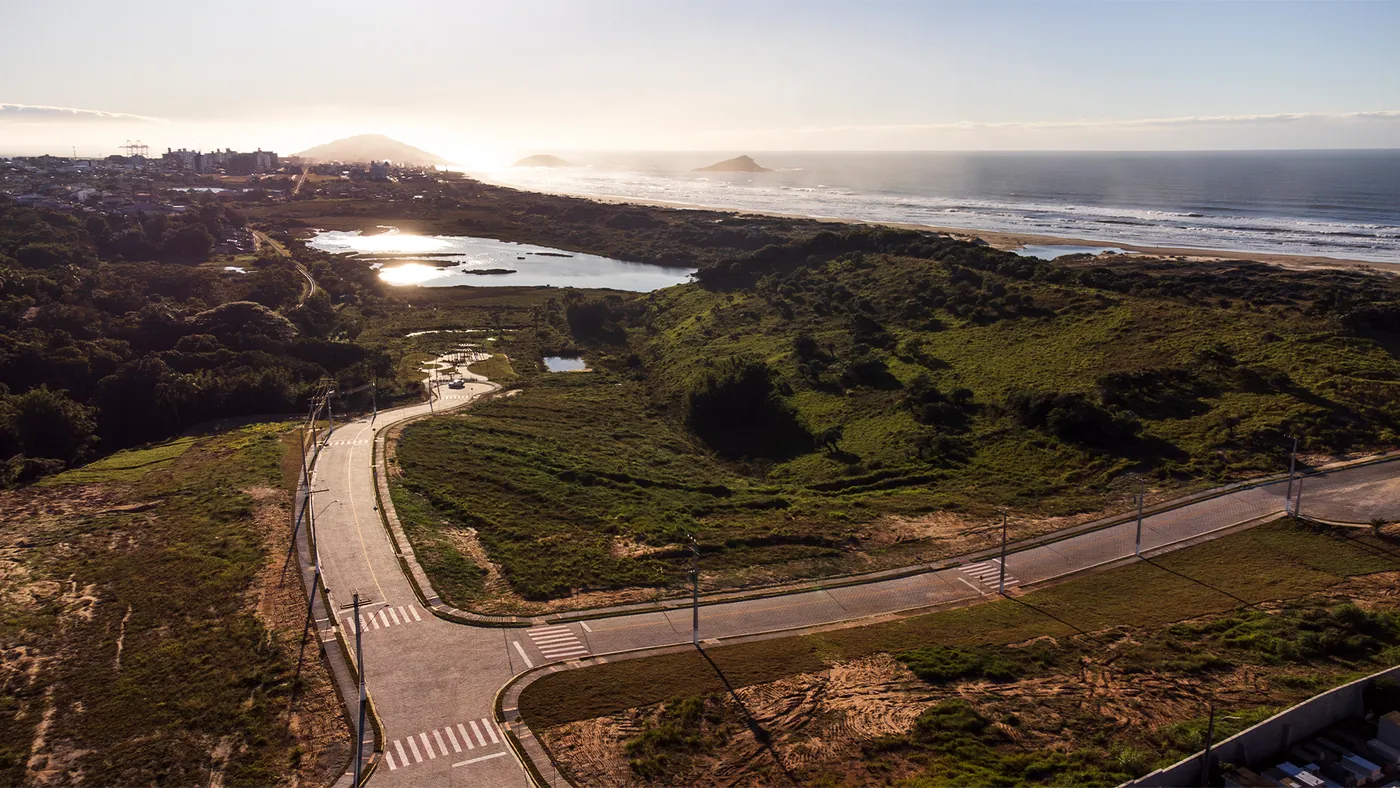 Vista do loteamento